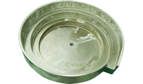 대형 단부 그릇(알루미늄 주물제)