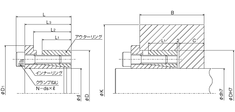 外形寸法図